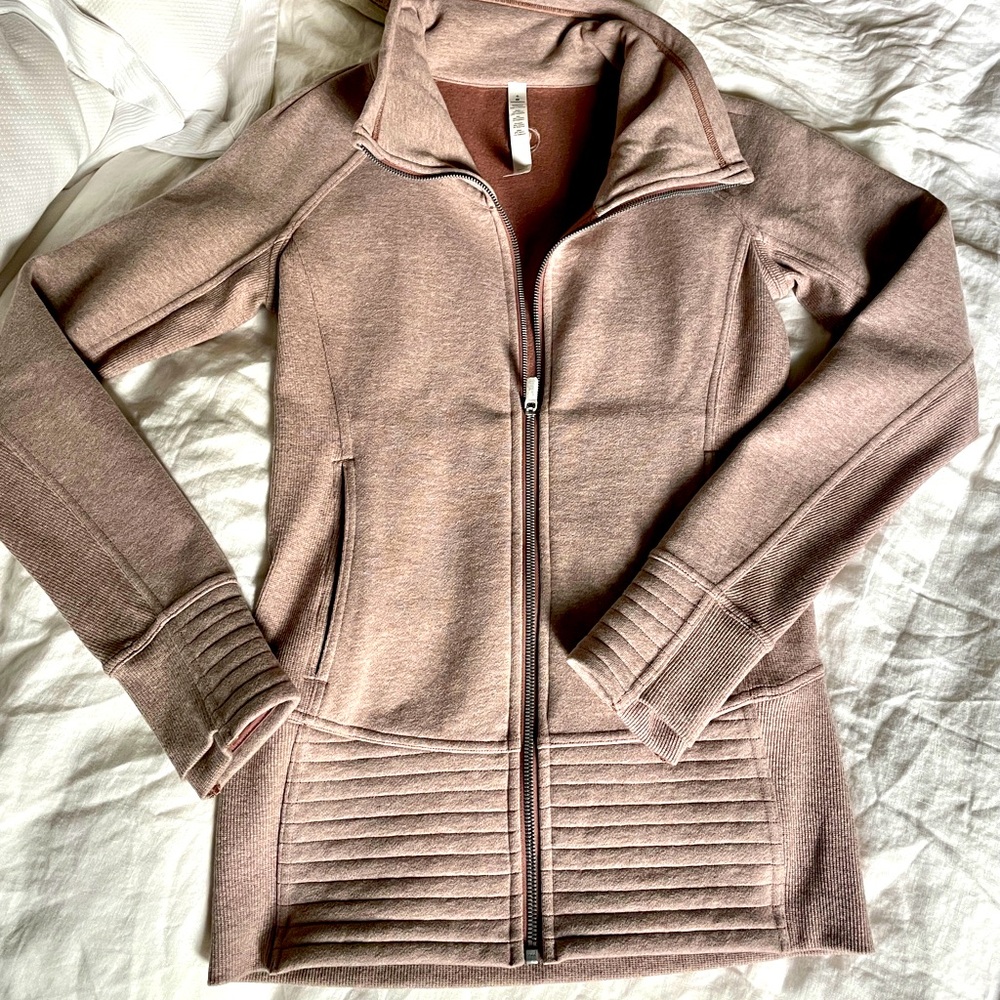 Lululemon Spanish Rose Oversized Scuba Fleece Jacket